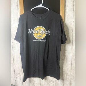 Hard Rock Cafe MLB Yankee Stadium Black Size Large T shirt